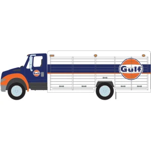 Manufacturer_Greenlight Collectibles Cars & Suvs<1/64 International Durastar 4400 Delivery Truck, Gulf Oil, H.D. Trucks Series 25