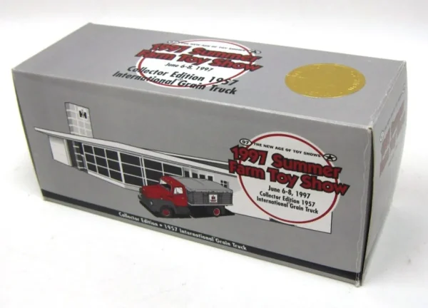 Manufacturer_First Gear, Inc. Agricultural Trucks<1/34 1957 International Grain Truck, 1997 Summer Farm Toy Show by 1st Gear