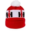 Outback Toys Ih Farmall<International Harvester Beanie Cap with Red Brim and White Top