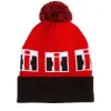 Outback Toys Ih Farmall<International Harvester Beanie Cap with Black Brim and Red/Black Top