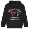 Outback Toys Ih Farmall<International Harvester Classic Turbo Adult Black Hooded Sweatshirt