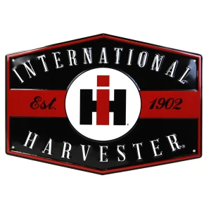 Outback Toys Branded Signs<International Harvester Est. 1902 11.5in x 15.5in Hexagon Sign