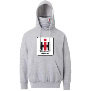 Outback Toys Ih Farmall<International Harvester Grey Neck Gaiter Hooded Sweatshirt