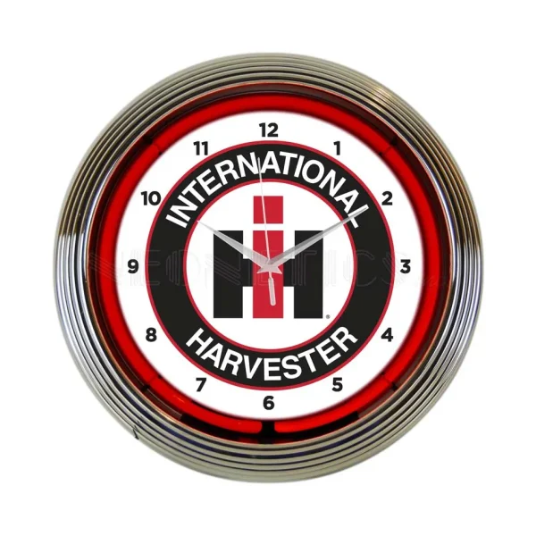 Outback Toys Farm Art & DéCor<International Harvester IH Logo Neon Clock