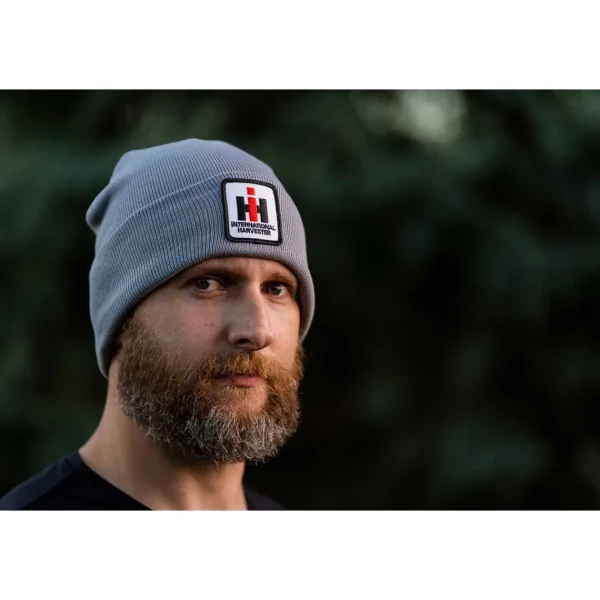 Outback Toys Ih Farmall<International Harvester Logo Gray Beanie Hat