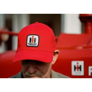 Outback Toys Ih Farmall<International Harvester Logo Solid Red Cap