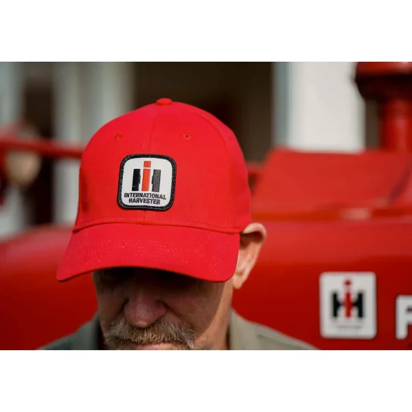 Outback Toys Ih Farmall<International Harvester Logo Solid Red Cap