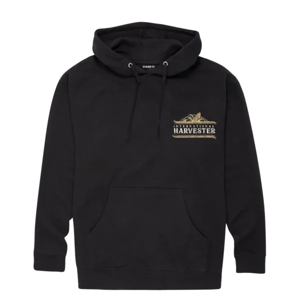 Outback Toys Ih Farmall<International Harvester Vintage Style Black Hooded Sweatshirt