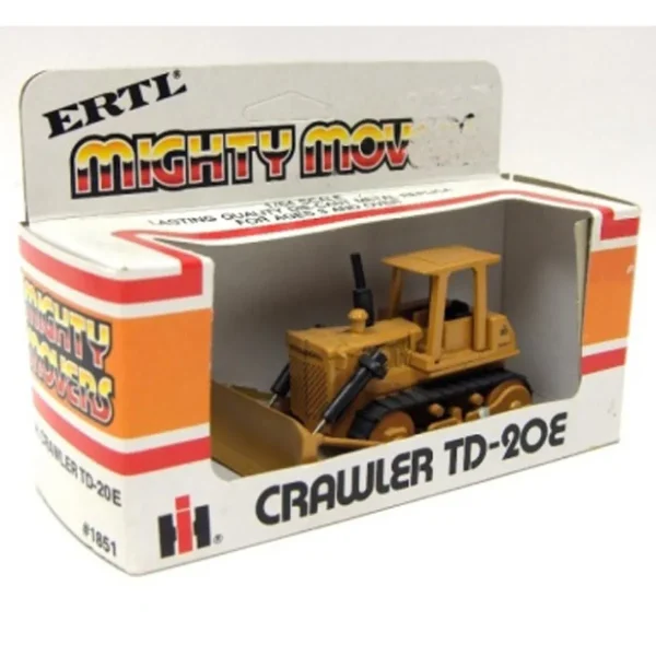 Manufacturer_ERTL Crawlers & Dozers<1/64 International TD-20E Crawler in White Box, ERTL Mighty Movers