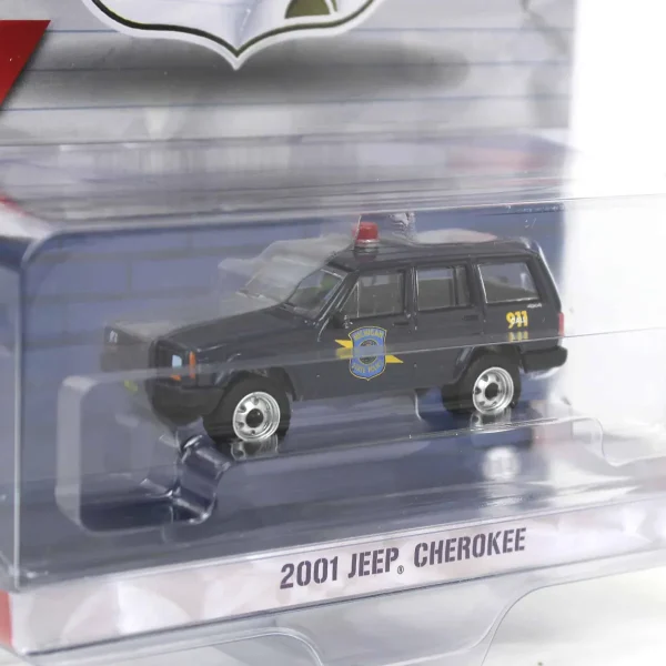 Manufacturer_Greenlight Collectibles Cars & Suvs | Emergency Vehicles<1/64 2001 Jeep Cherokee, Michigan State Police, Hot Pursuit Series 46