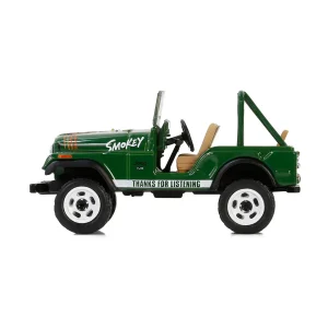Manufacturer_Greenlight Collectibles Cars & Suvs<1/64 1975 Jeep CJ-7, Smokey Bear Series 4