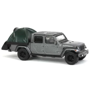 Manufacturer_Greenlight Collectibles Cars & Suvs<1/64 2021 Jeep Gladiator High Altitude with Bed Tent, Great Outdoors Series 2