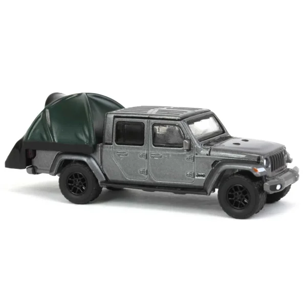 Manufacturer_Greenlight Collectibles Cars & Suvs<1/64 2021 Jeep Gladiator High Altitude with Bed Tent, Great Outdoors Series 2