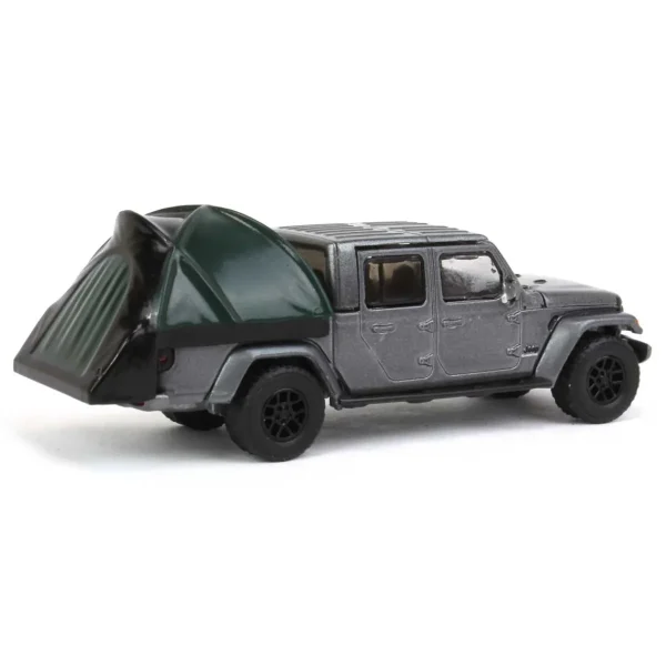 Manufacturer_Greenlight Collectibles Cars & Suvs<1/64 2021 Jeep Gladiator High Altitude with Bed Tent, Great Outdoors Series 2
