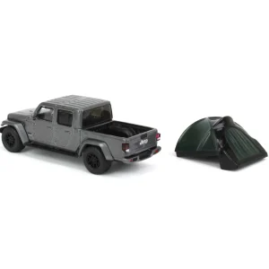 Manufacturer_Greenlight Collectibles Cars & Suvs<1/64 2021 Jeep Gladiator High Altitude with Bed Tent, Great Outdoors Series 2