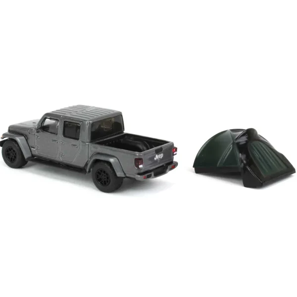 Manufacturer_Greenlight Collectibles Cars & Suvs<1/64 2021 Jeep Gladiator High Altitude with Bed Tent, Great Outdoors Series 2