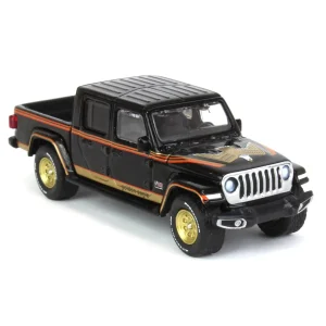 Manufacturer_Greenlight Collectibles Cars & Suvs<1/64 Jeep Gladiator, J-10 Golden Jeep Tribute, Greenlight Hobby Exclusive