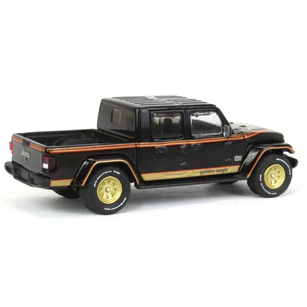 Manufacturer_Greenlight Collectibles Cars & Suvs<1/64 Jeep Gladiator, J-10 Golden Jeep Tribute, Greenlight Hobby Exclusive