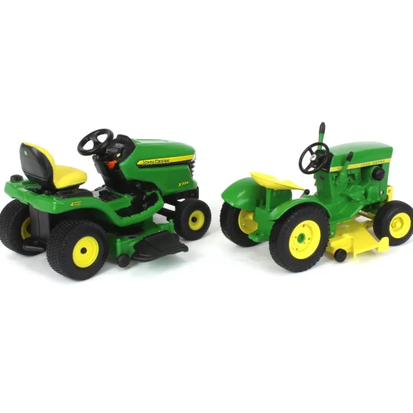 Manufacturer_ERTL Lawn & Garden<1/16 John Deere 110 & X394 60th Anniversary Lawn Tractor Set, ERTL Prestige Collection