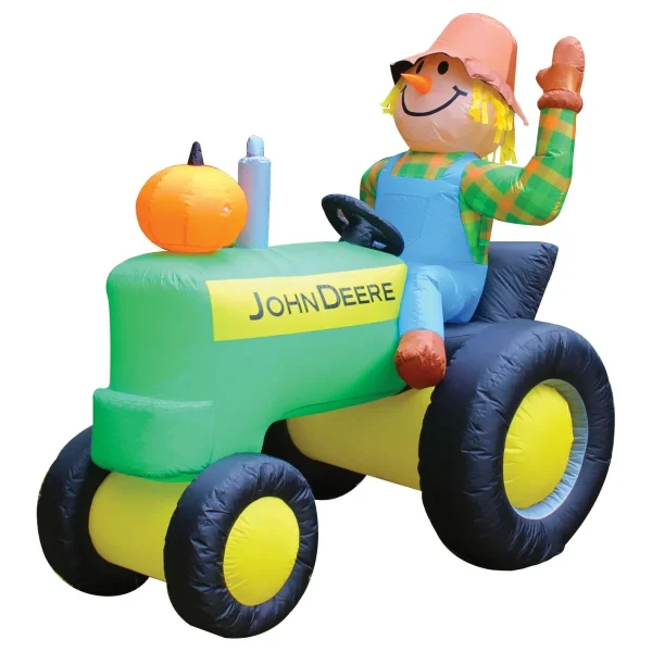 Outback Toys Christmas DéCor | Outdoor<John Deere 6 Foot Inflatable Fall Tractor with Scarecrow