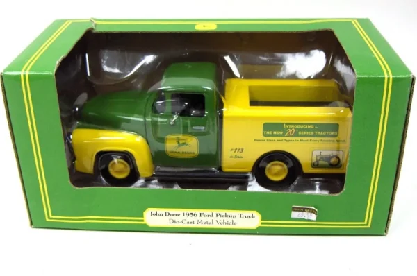 Manufacturer_ERTL Pickup Trucks<1/25 John Deere 1956 Ford Pickup Bank, John Deere 20 Series Tractors, #113 in Series