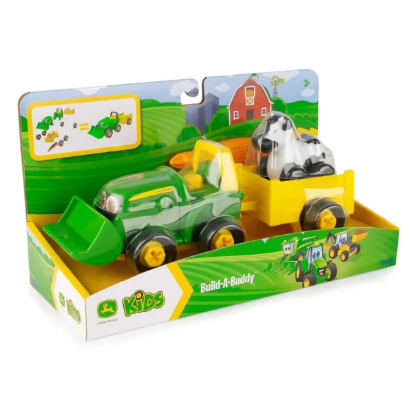 Manufacturer_ERTL Preschool Playroom<John Deere Bonnie Build-a-Buddy with Wagon and Cow