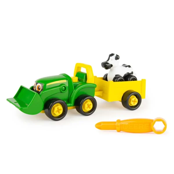 Manufacturer_ERTL Preschool Playroom<John Deere Bonnie Build-a-Buddy with Wagon and Cow