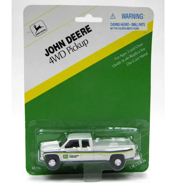 Manufacturer_ERTL Pickup Trucks<1/64 John Deere Company GMC Dually Pickup Truck with Hitch