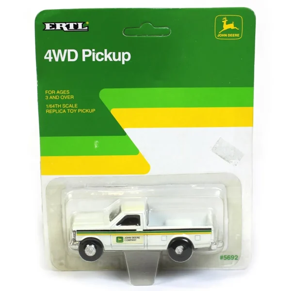 Manufacturer_ERTL Pickup Trucks<1/64 John Deere Company 4WD Pickup Truck by ERTL