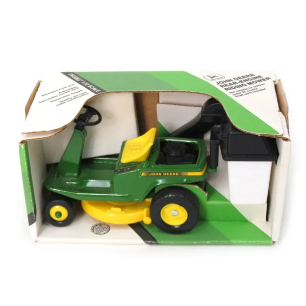 Manufacturer_ERTL Lawn & Garden<1/12 John Deere Die-cast Lawn & Garden Tractor with Bagger by ERTL