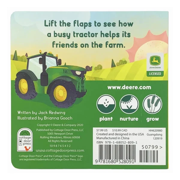 Outback Toys Books, Calendars & Dvds<John Deere Farm Friends Lift-a-Flap Board Book