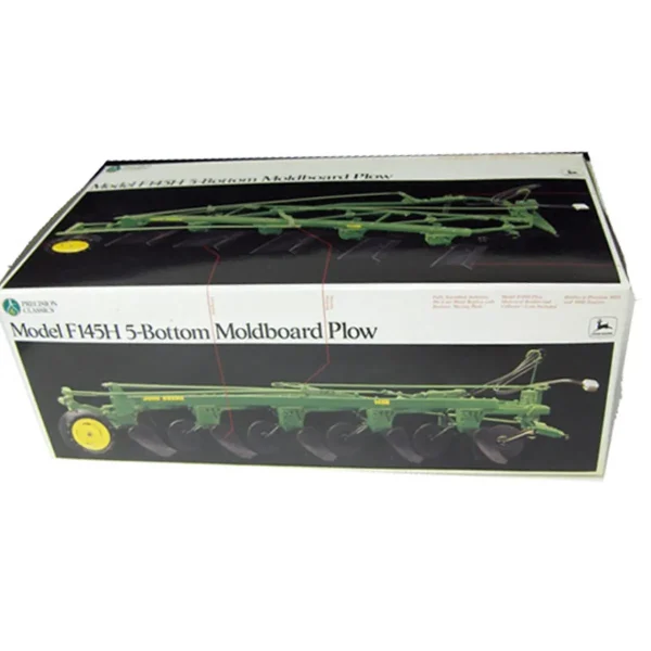 Manufacturer_ERTL Implements<1/16 John Deere F145H 5 Bottom Plow, ERTL Precision Classics #6