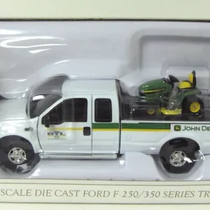 Manufacturer_SpecCast Pickup Trucks<1/25 John Deere Ford F-250 Truck w/ X534 Mower by SpecCast