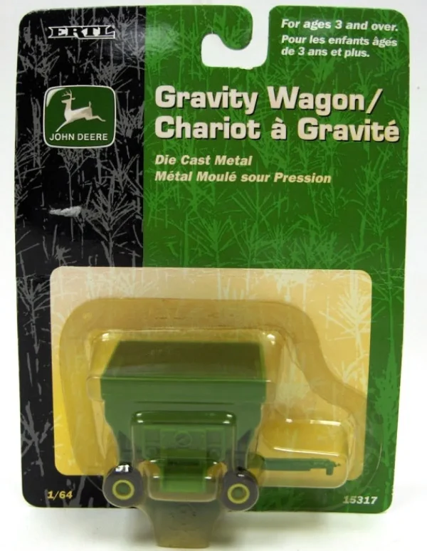 Manufacturer_ERTL Implements<1/64 John Deere Gravity Wagon by ERTL