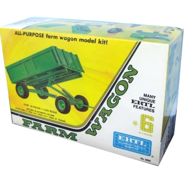 Manufacturer_ERTL Implements<1/25 John Deere Green Farm Wagon Model Kit by ERTL