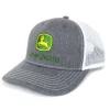 Outback Toys John Deere<John Deere Heather Gray & White Mesh Back Hat
