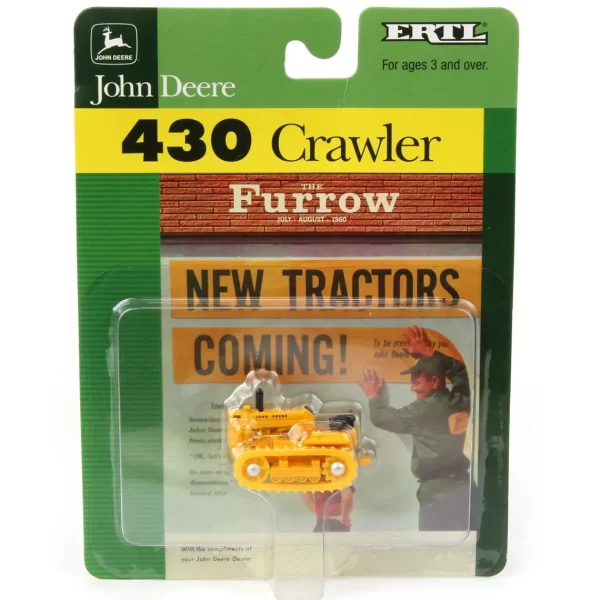 Manufacturer_ERTL Crawlers & Dozers<1/64 John Deere Industrial 430 Crawler by ERTL, Furrow Edition