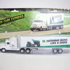Manufacturer_ERTL Box Trucks & Trailers<1/64 John Deere Lawn Care Express Die-cast Semi