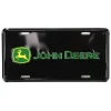 Outback Toys Branded Signs | Tools & Auto<John Deere Logo Black 6" x 12" Metal License Plate