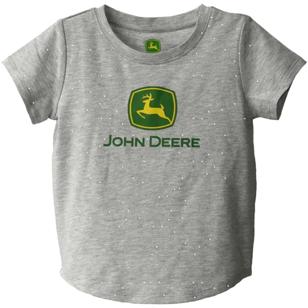 Outback Toys John Deere<John Deere Logo Girls Juvy Short Sleeve T-Shirt