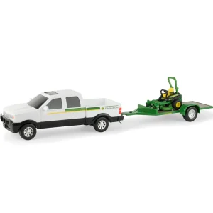 Manufacturer_ERTL Lawn & Garden<1/32 John Deere Pickup with ZTrak Mower and Trailer