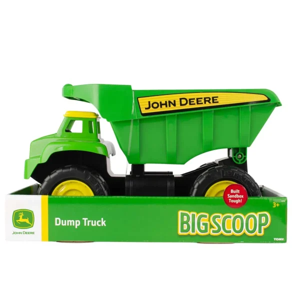 Manufacturer_ERTL Dump Trucks<John Deere Plastic 15 inch BIG SCOOP Dump Truck