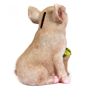Outback Toys Farm Art & DéCor<John Deere Polyresin Pink Piglet Bank