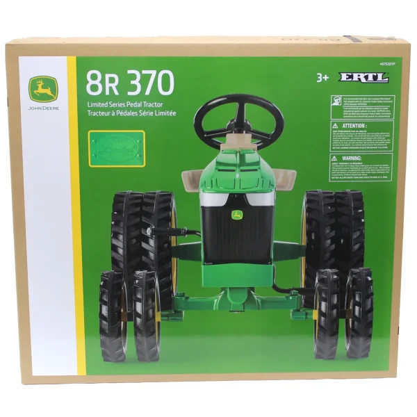 Manufacturer_ERTL John Deere<John Deere 8R 370 Pedal Tractor with Front & Rear Duals, ERTL Limited Series