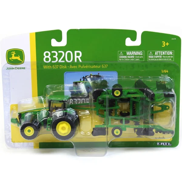 Manufacturer_ERTL Implements<1/64 John Deere 8320R with 637 Disk