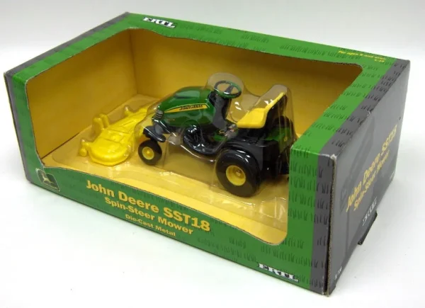 Manufacturer_ERTL Lawn & Garden<1/16 John Deere SST18 Spin-Steer Mower w/ Mower Deck & Hitch Box