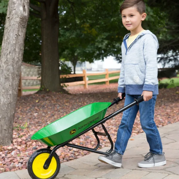 Manufacturer_ERTL Tools & Auto<John Deere Steel Wheel Barrow