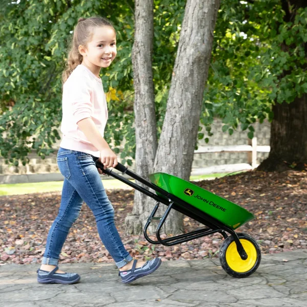 Manufacturer_ERTL Tools & Auto<John Deere Steel Wheel Barrow