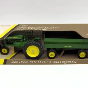 Manufacturer_ERTL Implements<1/16 John Deere Unstyled A & Wagon, Made in the USA
