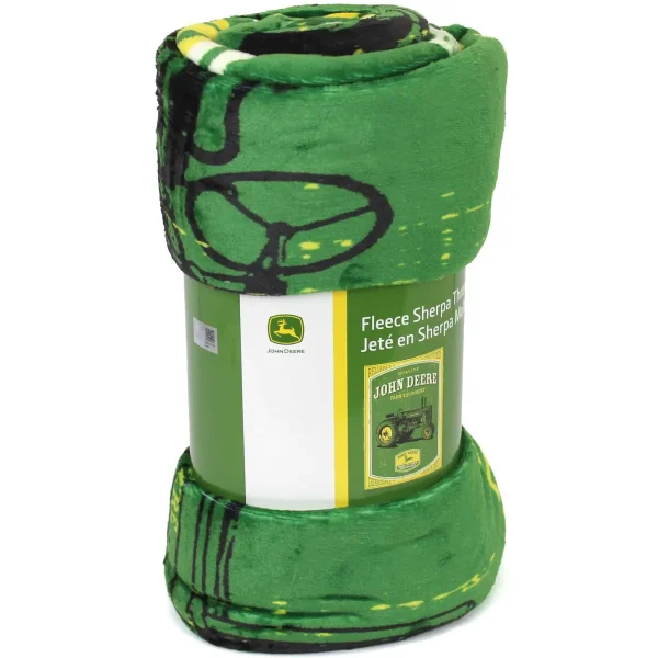 Outback Toys Bed & Bath<John Deere Vintage Logo 50in x 70in Throw Blanket
